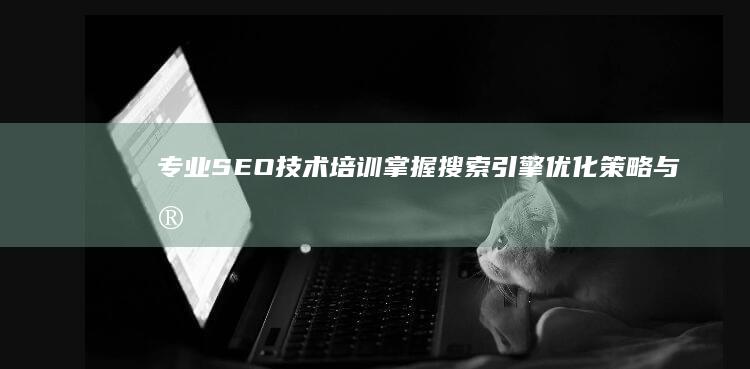 专业SEO技术培训：掌握搜索引擎优化策略与实战技巧